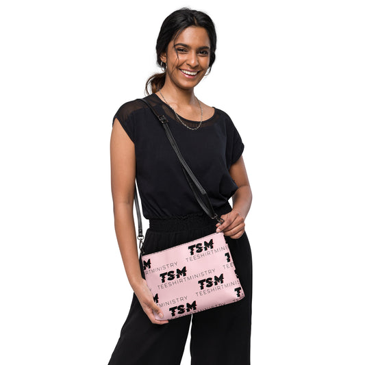 Pink Logo Crossbody Bag