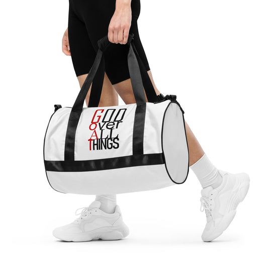 White GOAT Gym Bag