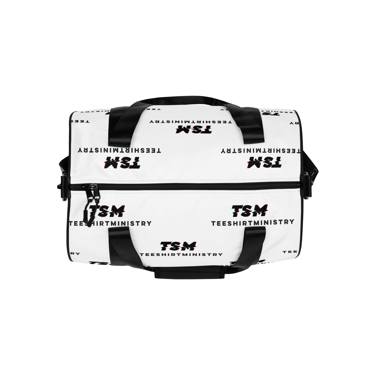 White Logo Gym Bag