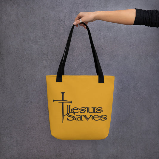 Jesus Saves Tote Bag