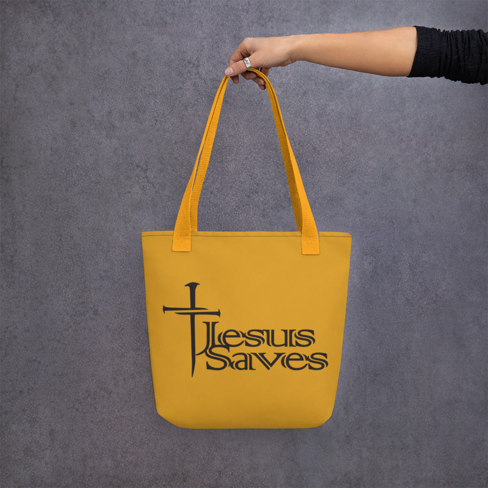 Jesus Saves Tote Bag