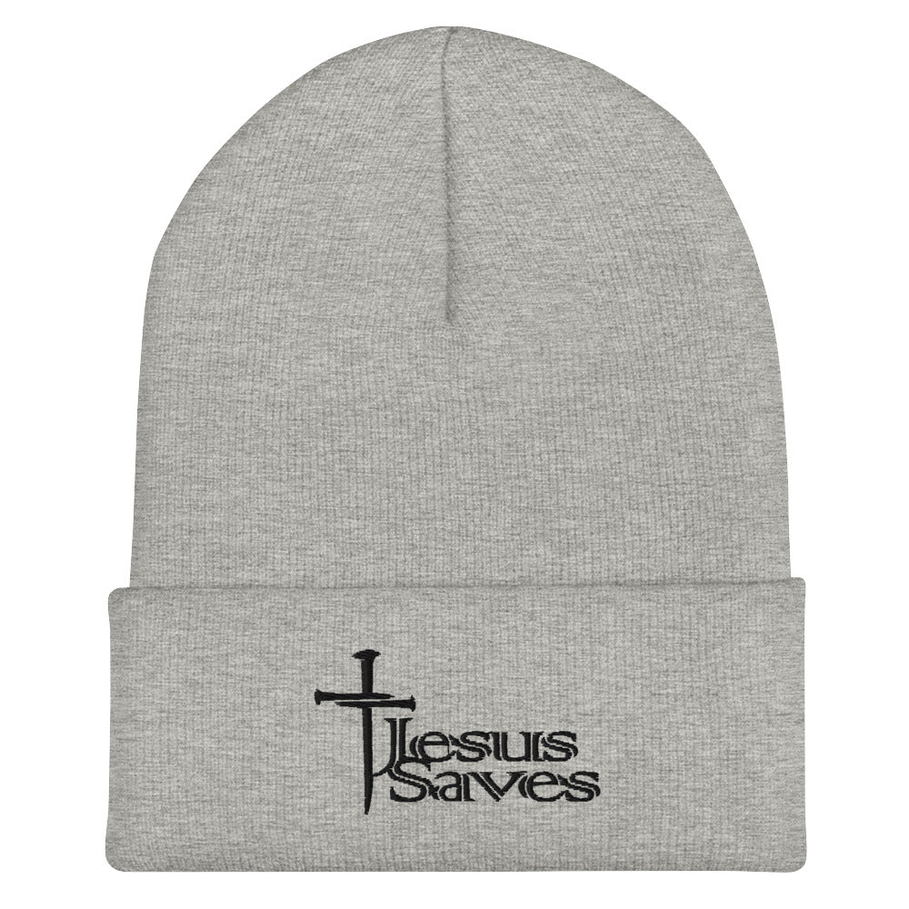 Jesus Saves Cuffed Beanie