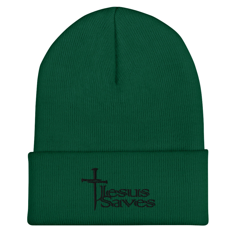 Jesus Saves Cuffed Beanie