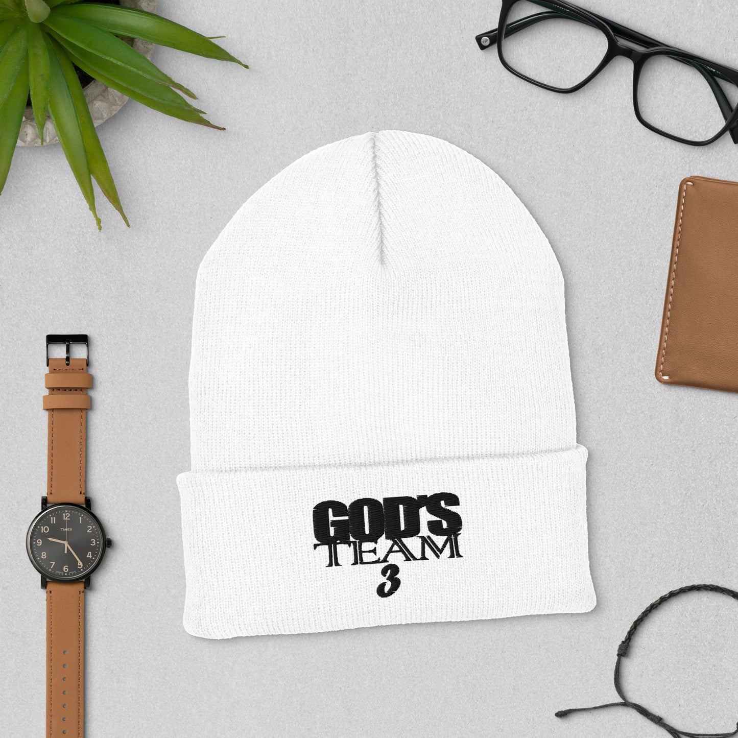 God's Team Cuffed Beanie