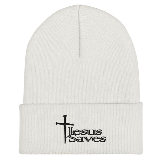 Jesus Saves Cuffed Beanie