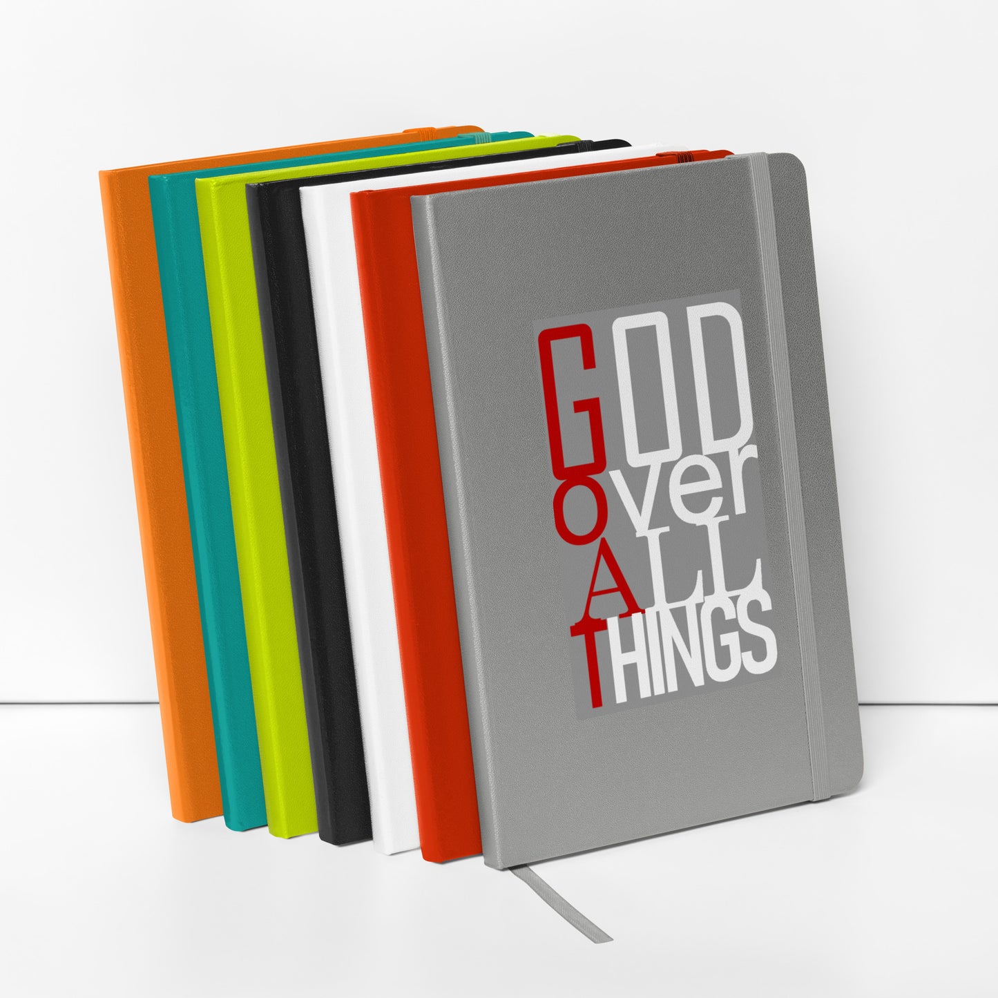 Hardcover bound notebook God Over All Things