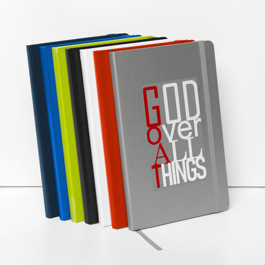 Hardcover bound notebook God Over All Things