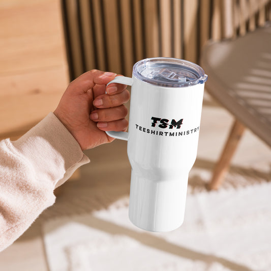 TSM Logo Travel mug with a handle