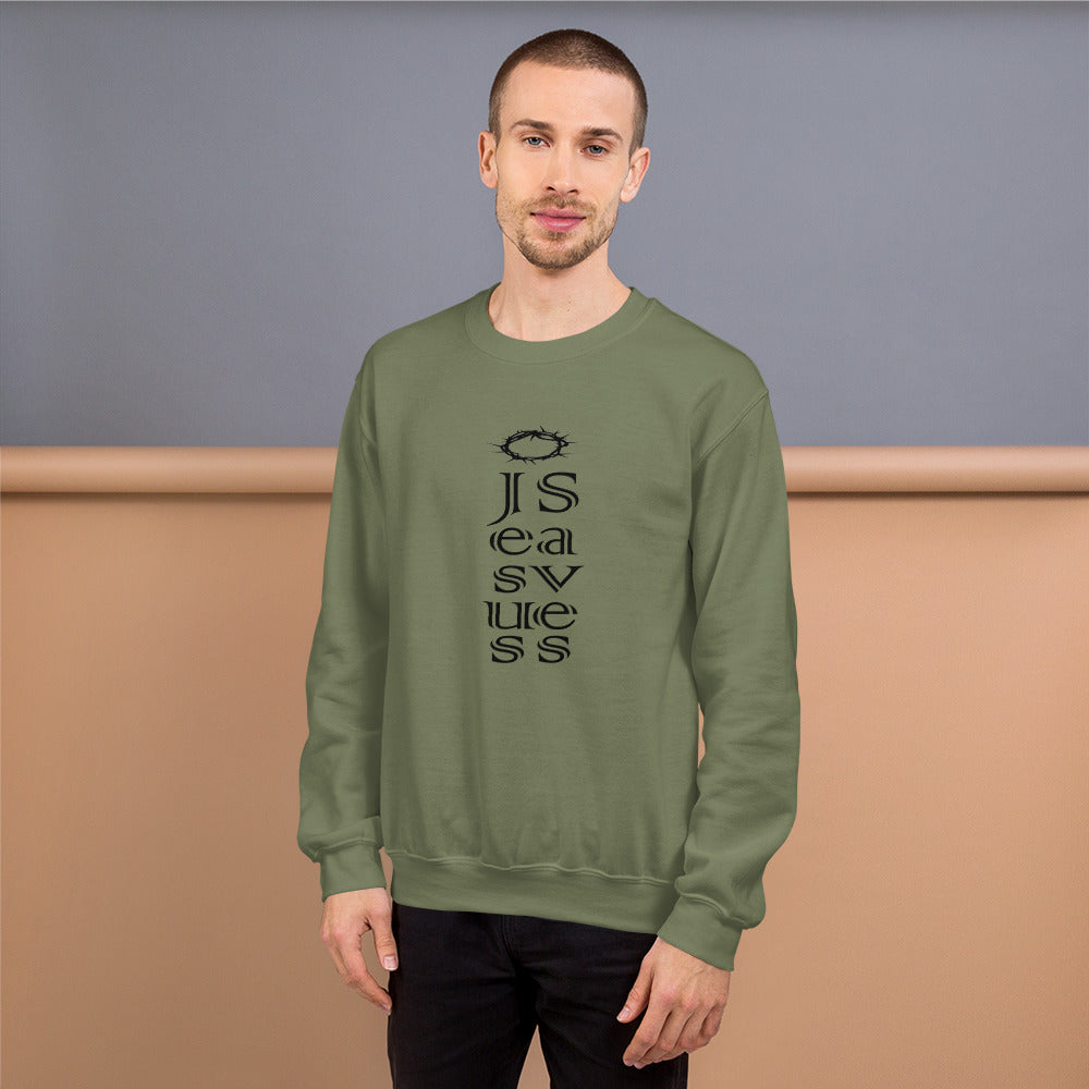 Jesus Saves Crown Sweatshirt