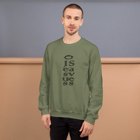 Jesus Saves Crown Sweatshirt