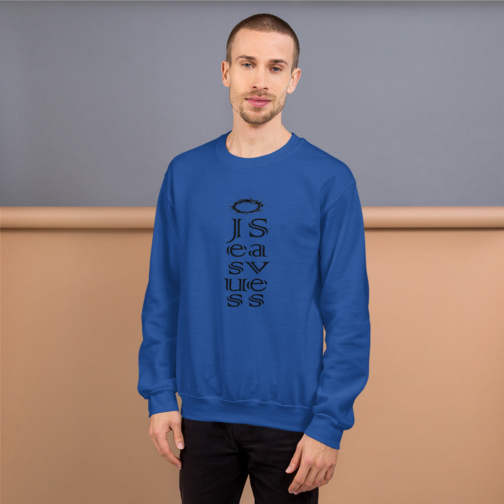 Jesus Saves Crown Sweatshirt