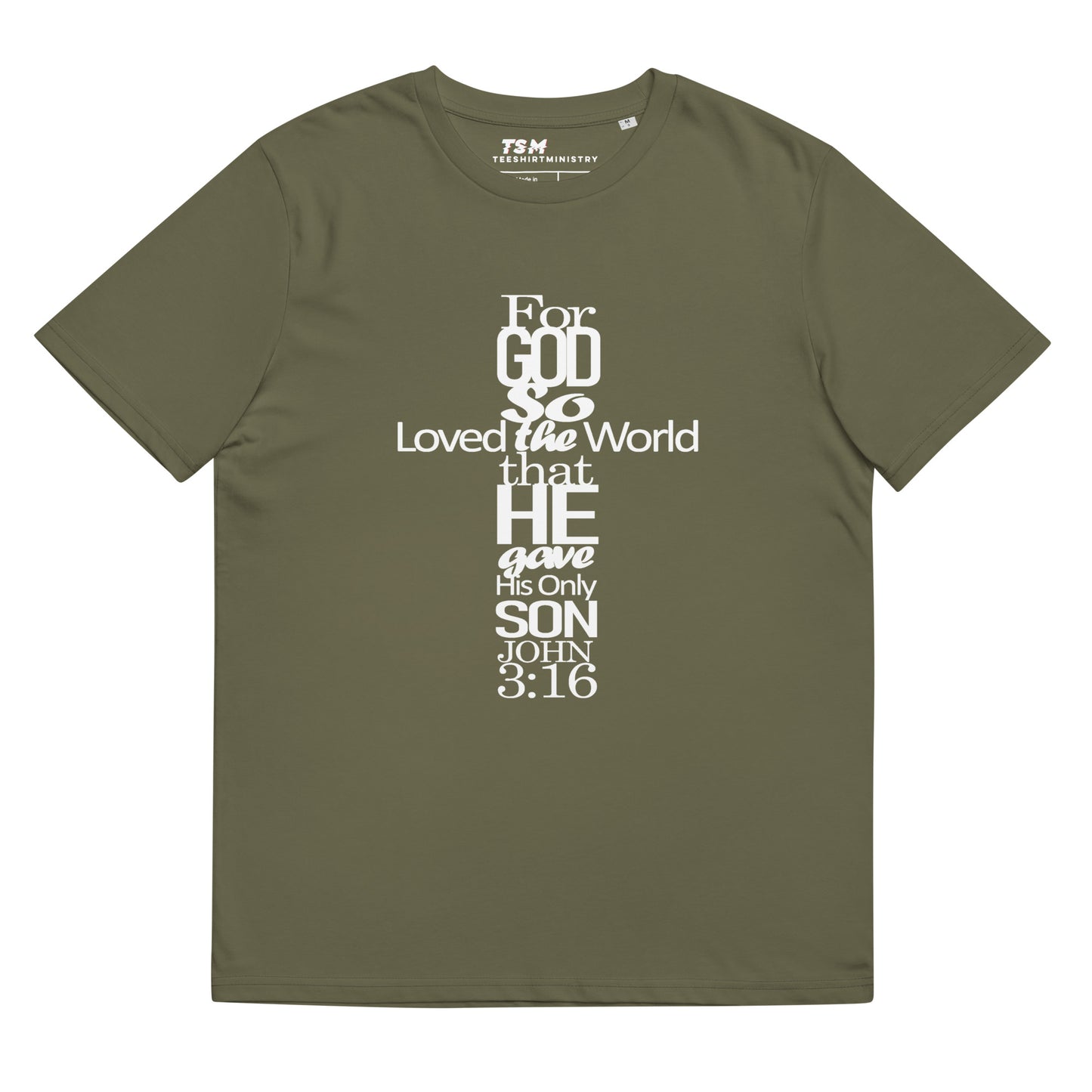 John 3:16 T-shirt White