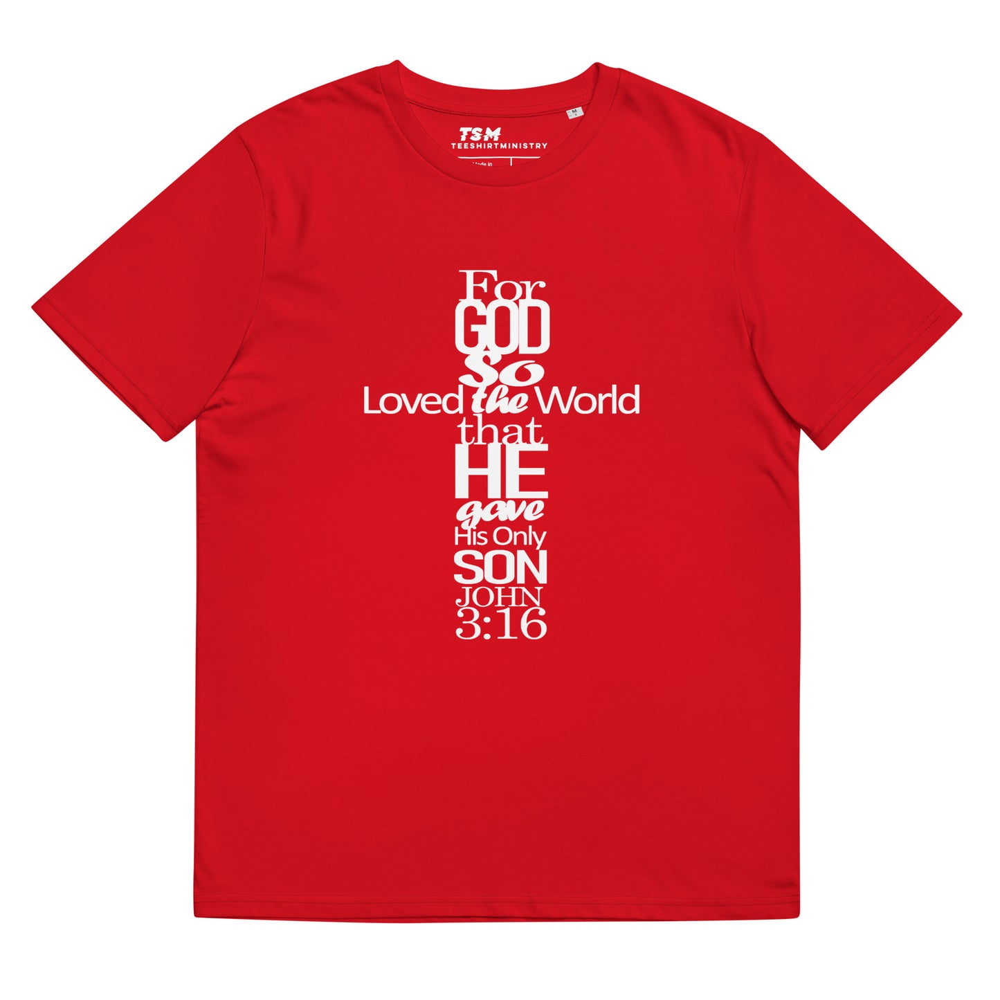 John 3:16 T-shirt White