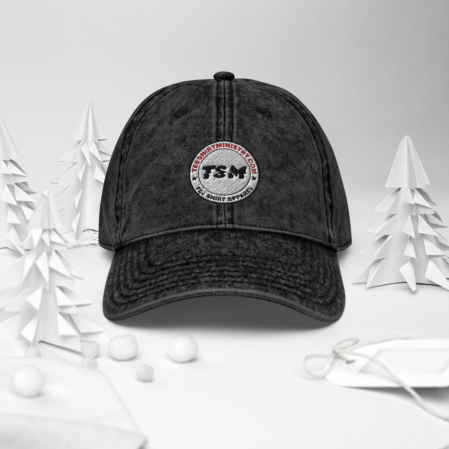 TSM Logo Vintage Cotton Twill Cap