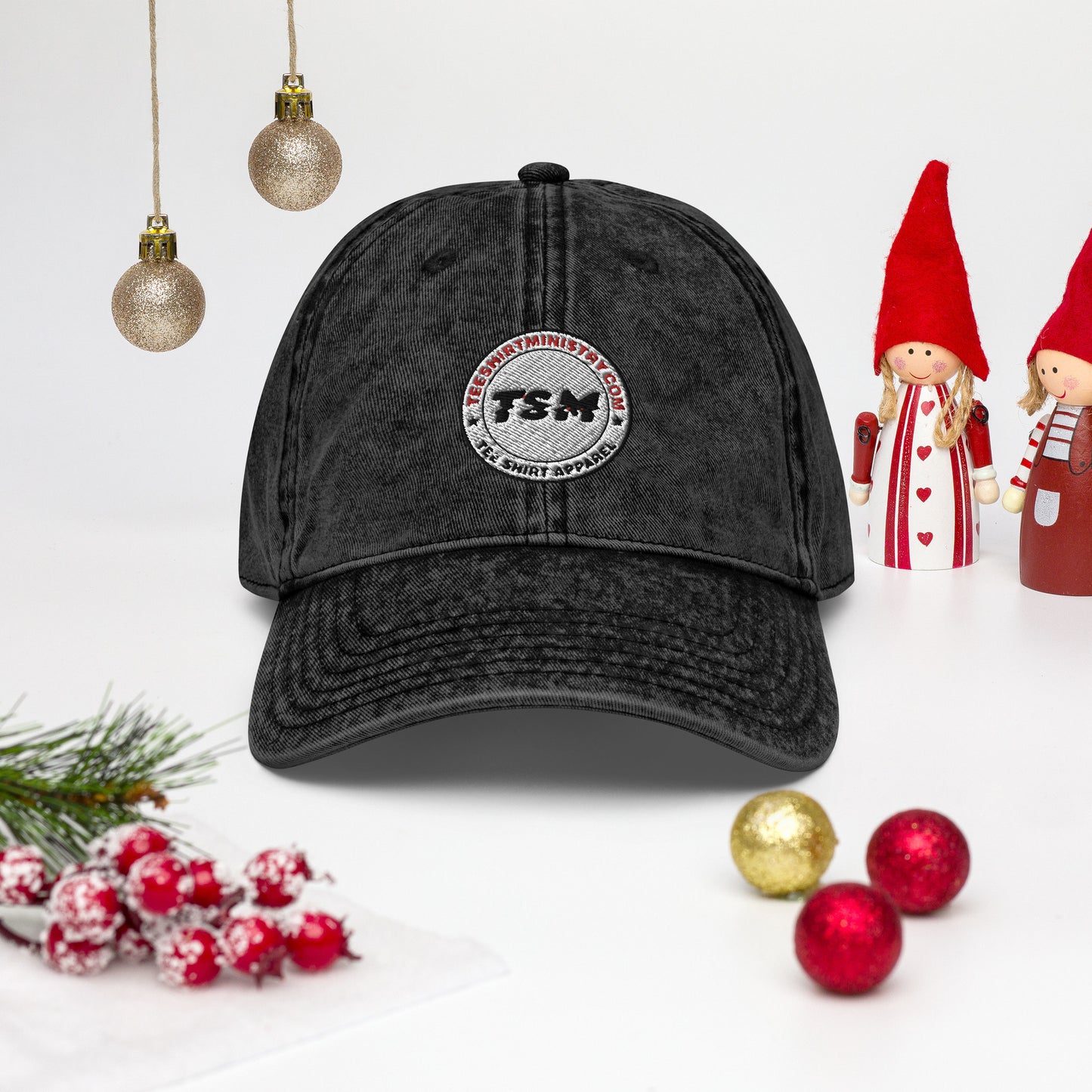 TSM Logo Vintage Cotton Twill Cap