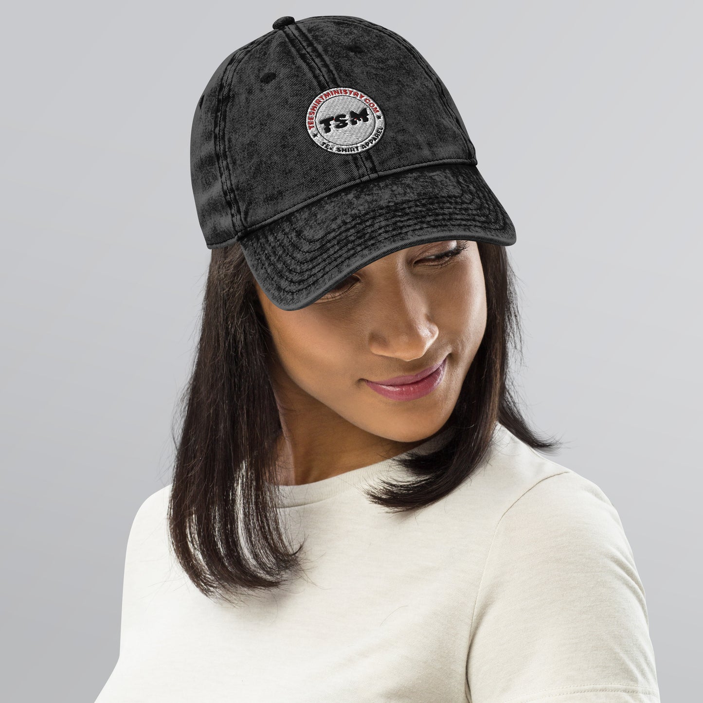 TSM Logo Vintage Cotton Twill Cap