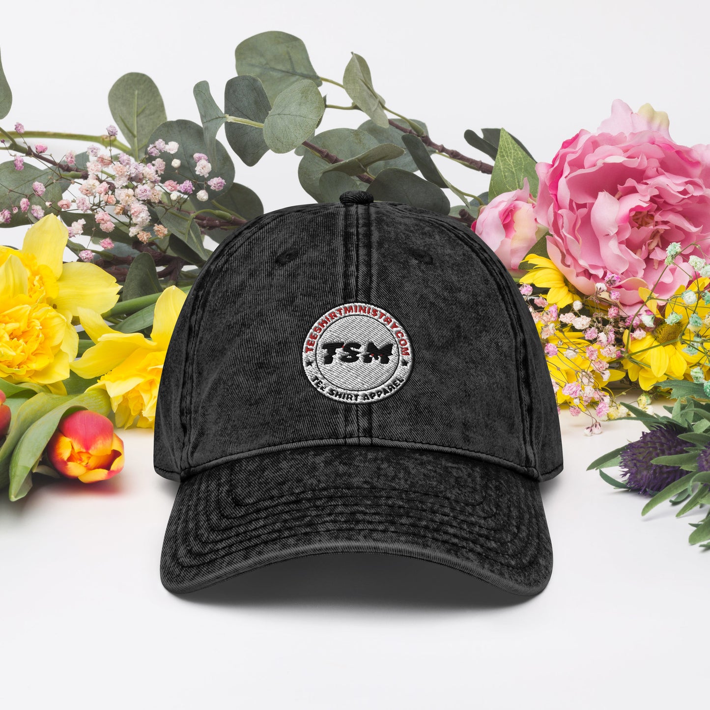 TSM Logo Vintage Cotton Twill Cap