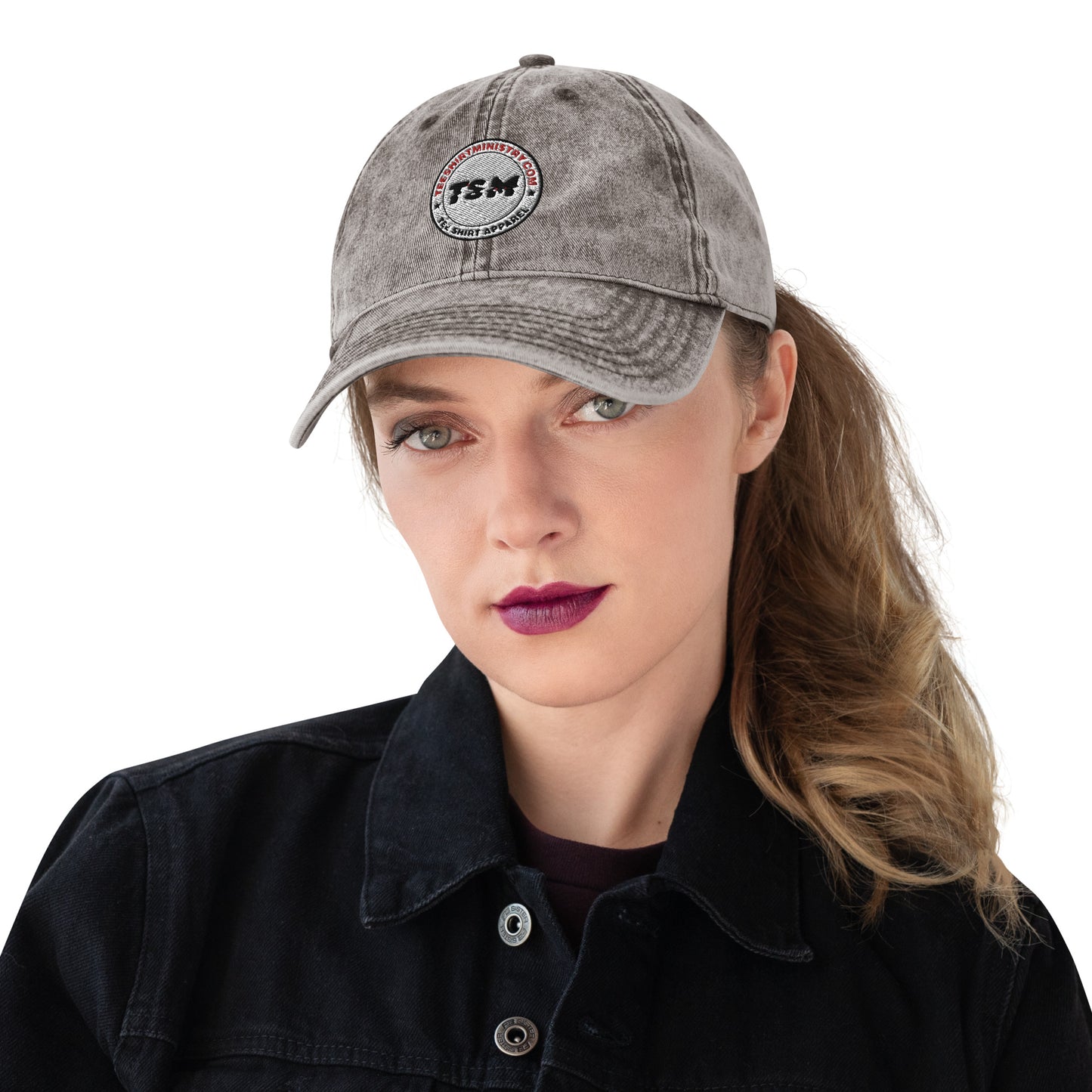 TSM Logo Vintage Cotton Twill Cap