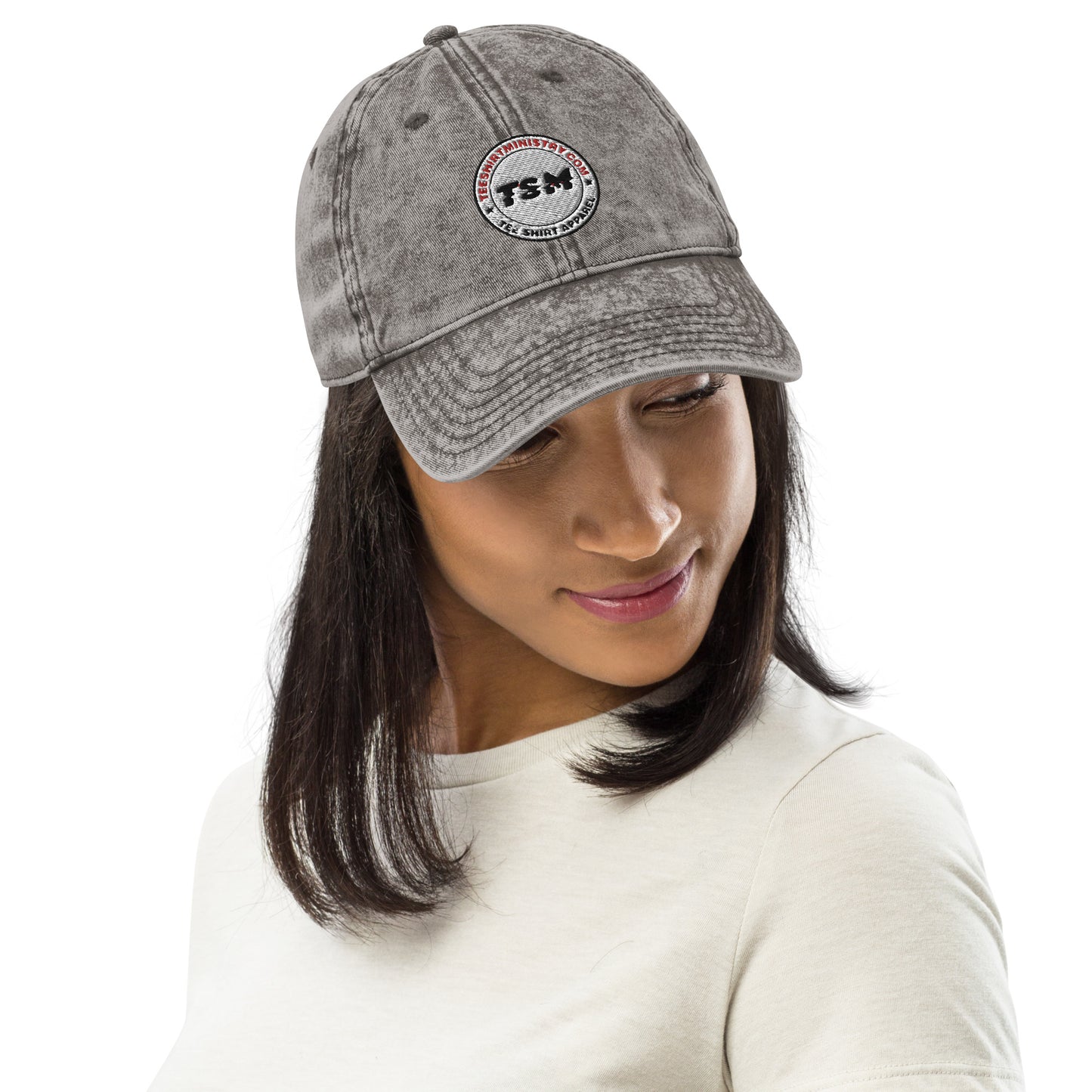 TSM Logo Vintage Cotton Twill Cap