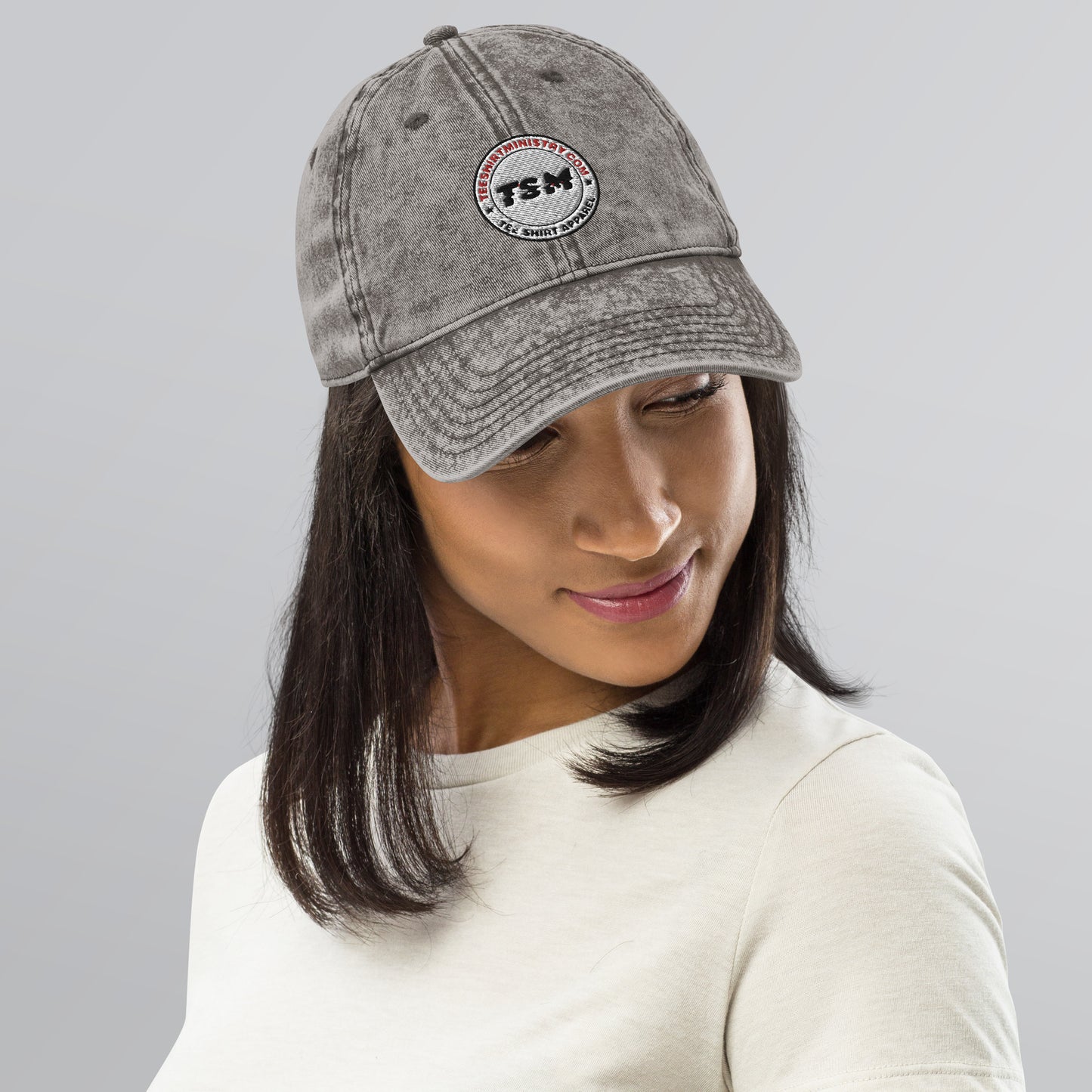 TSM Logo Vintage Cotton Twill Cap