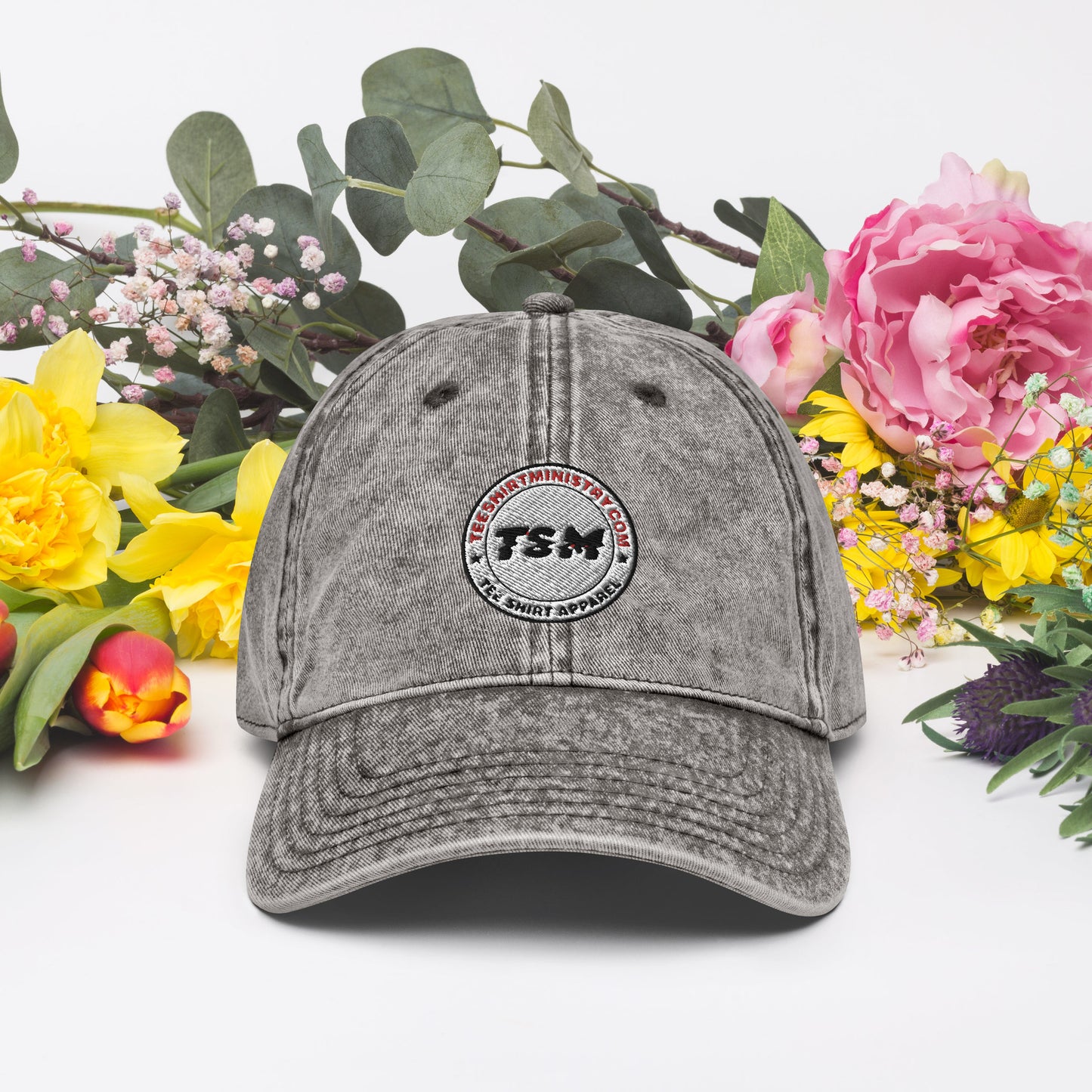 TSM Logo Vintage Cotton Twill Cap