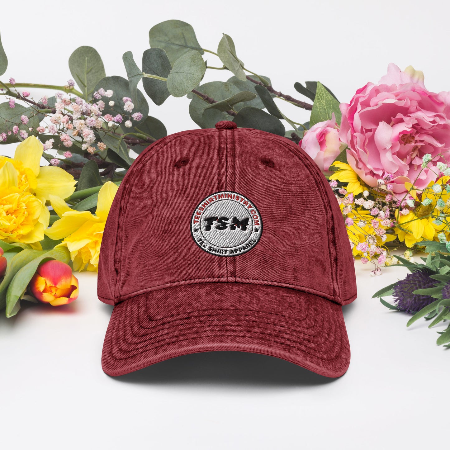 TSM Logo Vintage Cotton Twill Cap