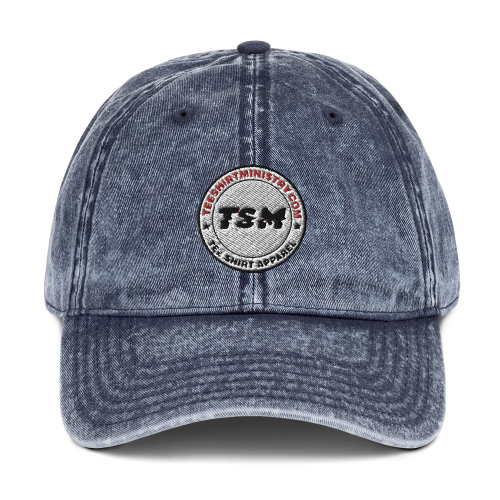 TSM Logo Vintage Cotton Twill Cap