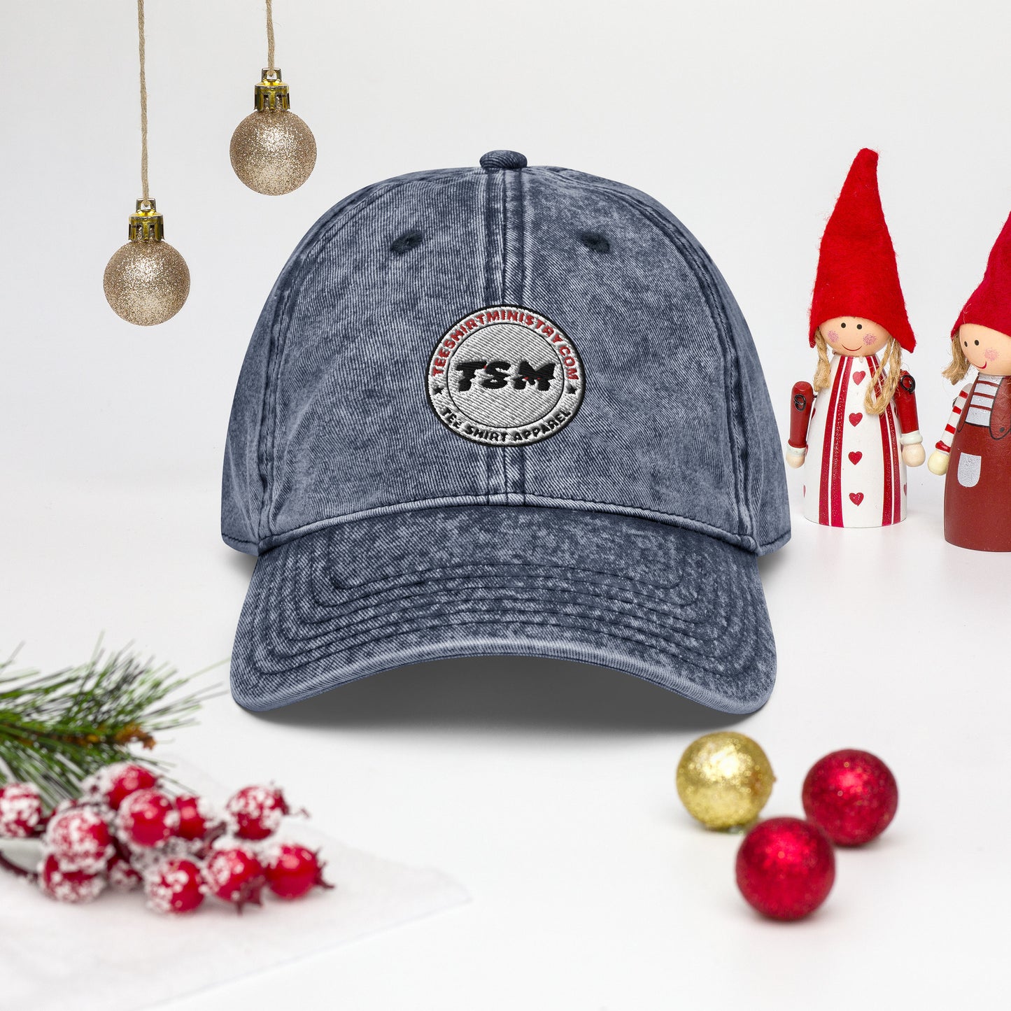 TSM Logo Vintage Cotton Twill Cap