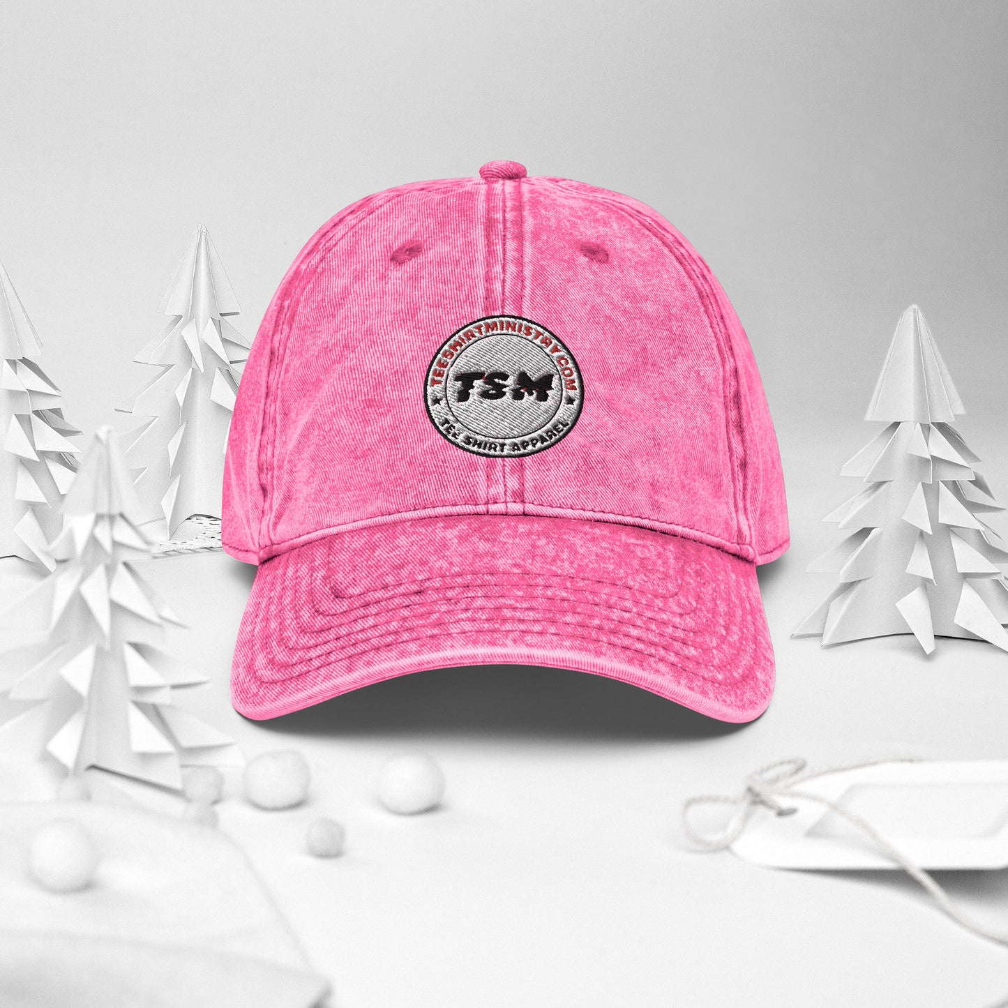 TSM Logo Vintage Cotton Twill Cap