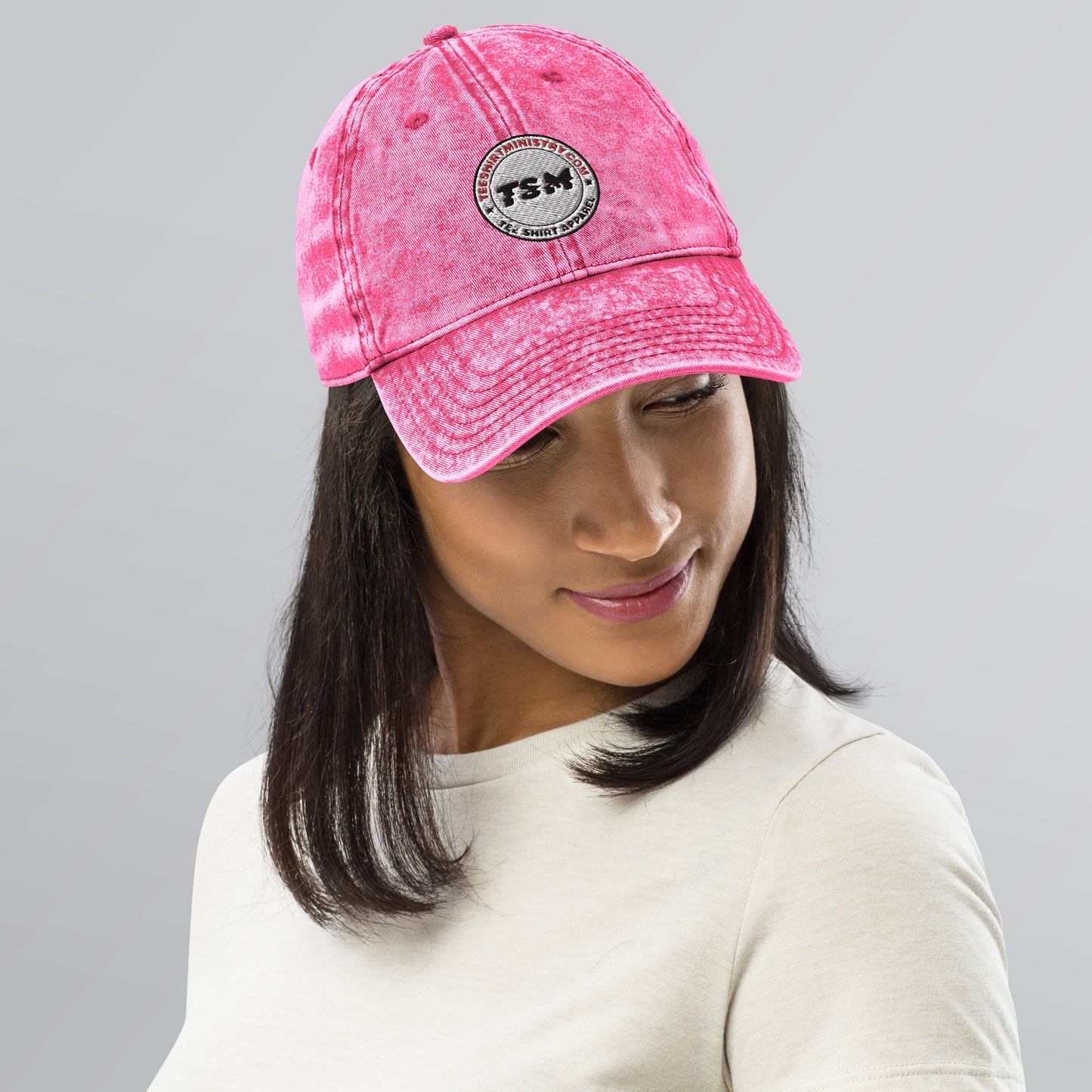 TSM Logo Vintage Cotton Twill Cap