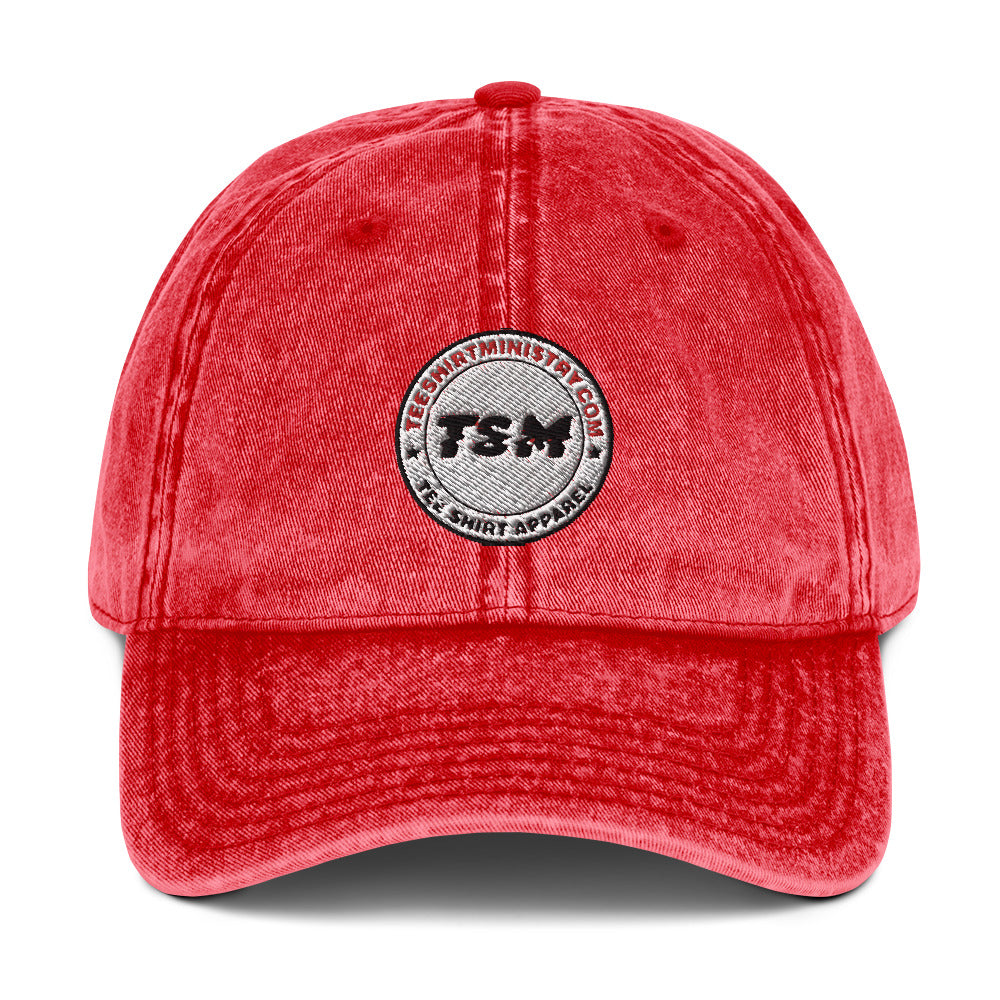 TSM Logo Vintage Cotton Twill Cap