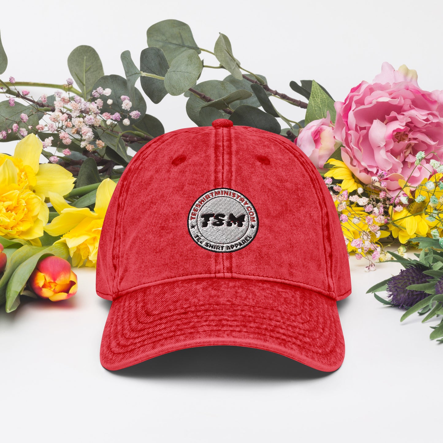 TSM Logo Vintage Cotton Twill Cap